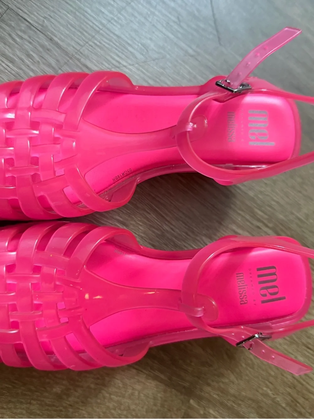 Mini Melissa Vixen Pink Jelly Heeled Sandals - 3